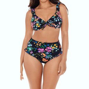 SKINNY DIPPERS BABY KISS-DAISY DUKE BIKINI BOTTOMS (L) DAISY MAE BIKINI TOP (M)